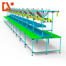 DY160 Automated Assembly Line for Workshop with Double Face Conveyor Belt